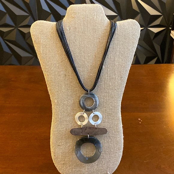 Multiple Strands Cord Necklace - Picture 1 of 7